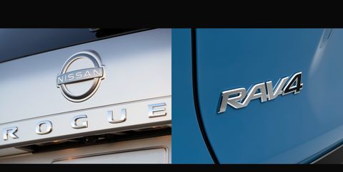 2023 Nissan Rogue vs Toyota RAV4 Insigna nissan rogue vs toyota rav4 2023