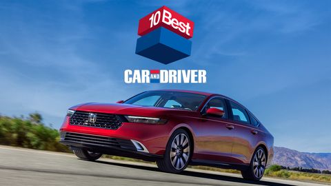 previzualizare pentru Honda Accord 2023: Car and Driver 10Best