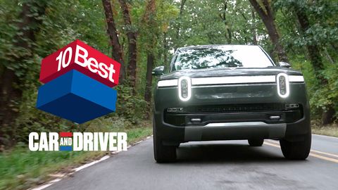 Imagine afișului playerului video previzualizare pentru 2023 Rivian R1T: Car and Driver 10Best