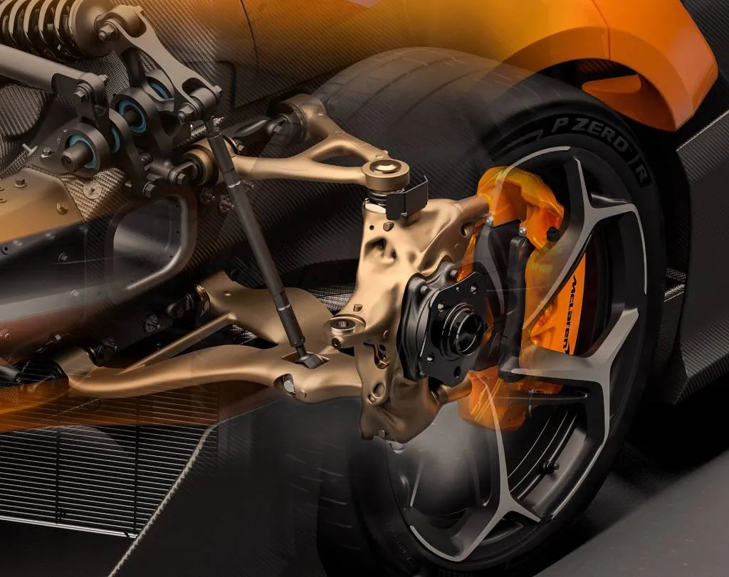 McLaren W1 suspensie