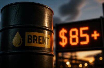 Petrolul Brent a urcat la aproximativ 85 de dolari pe baril, iar presiunea pe carburanți rămâne ridicată