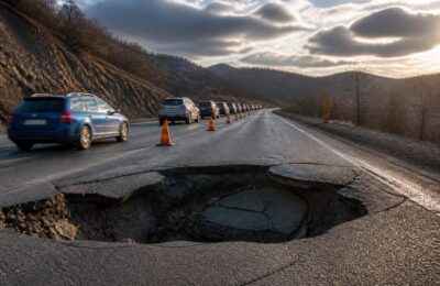 Trafic pe un singur sens pe DN 56A în Mehedinți, cu întârzieri de până la două ore până cel puțin pe 27 iulie