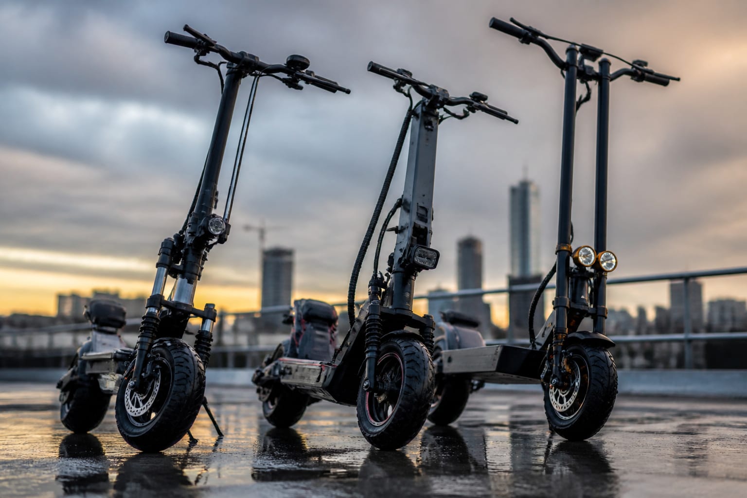 Trei scutere electrice de până la 3000W promit autonomie de până la 92 km pentru oraș și curierat