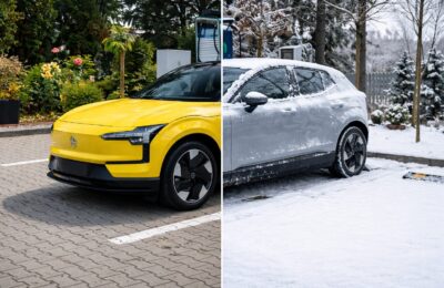 Volvo EX30 a consumat iarna cu 17% mai mult pe ruta București Miercurea Sibiului