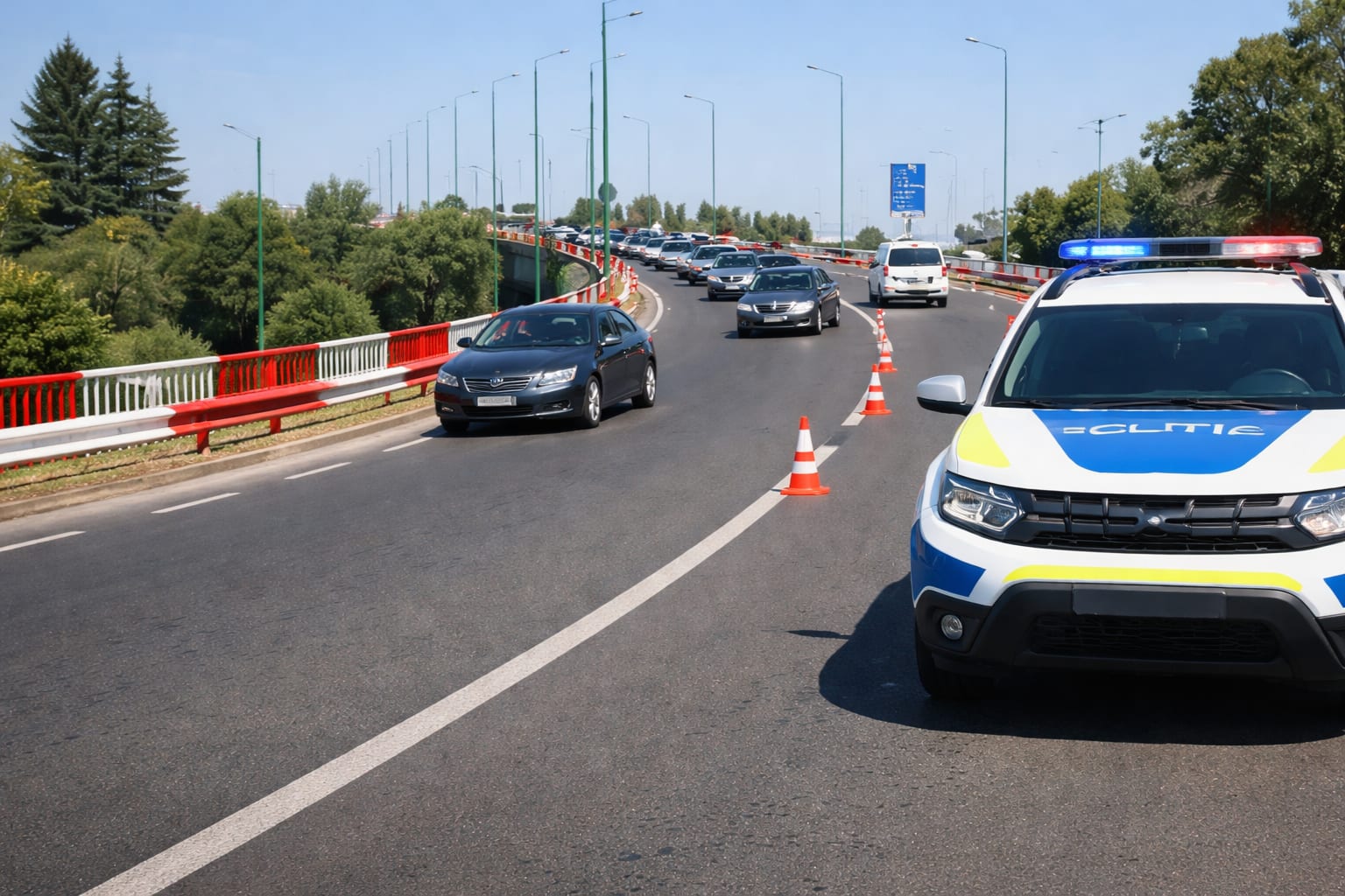 Coloane de kilometri pe A2 și DN1 la întoarcerea de la mare și munte
