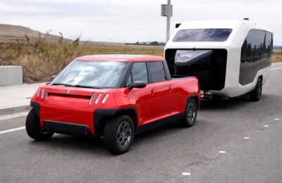 Telo MT1 un pickup electric compact tractează peste 3.6 tone