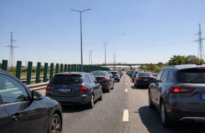 Trafic îngreunat pe Autostrada Soarelui spre București în urma unui accident la kilometrul 190