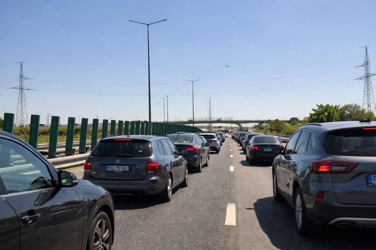 Trafic îngreunat pe Autostrada Soarelui spre București în urma unui accident la kilometrul 190