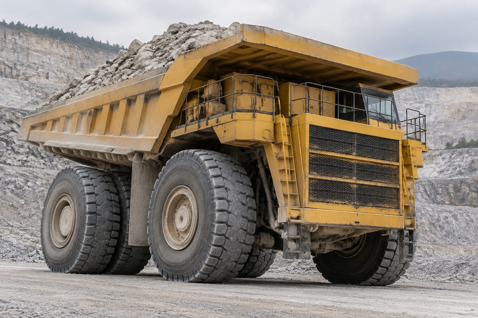 75710 încărcat cu rocă